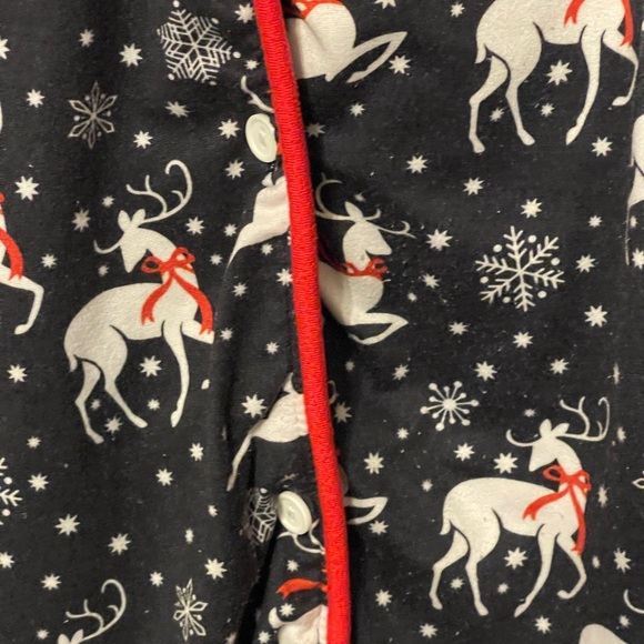 Jordan Black and Red Reindeer Pajama Set - Picture 4 of 11